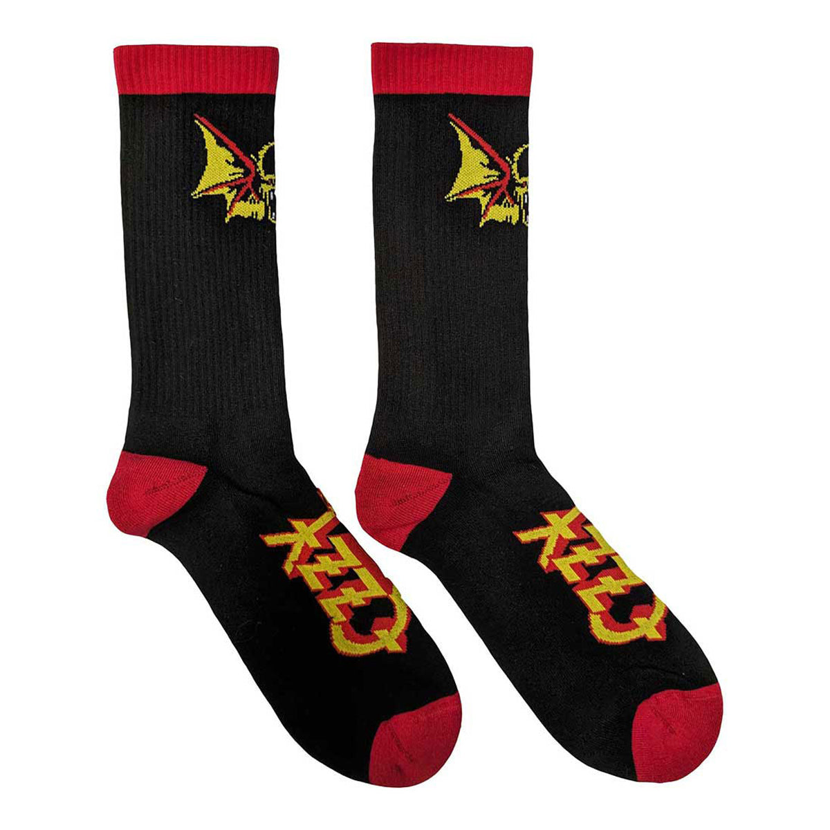 Black - Back - Ozzy Osbourne Unisex Adult Bat Ankle Socks