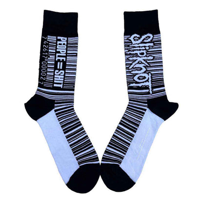 Black - Back - Slipknot Unisex Adult Barcode Ankle Socks