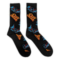 Black - Front - Ozzy Osbourne Unisex Adult Logos & Bats Ankle Socks