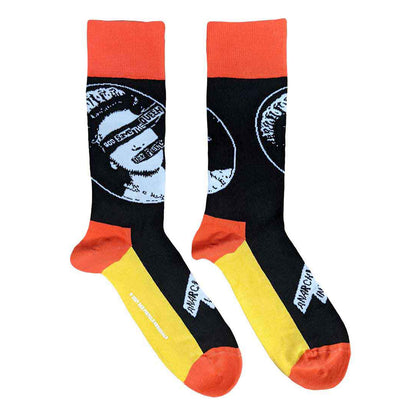 Black - Front - Sex Pistols Unisex Adult God Save The Queen Ankle Socks