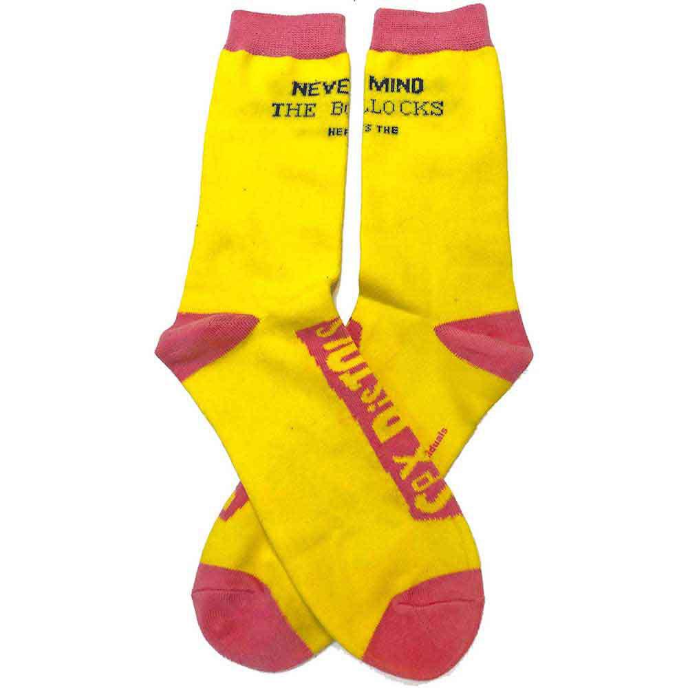 Yellow - Front - Sex Pistols Unisex Adult NMTB Ankle Socks