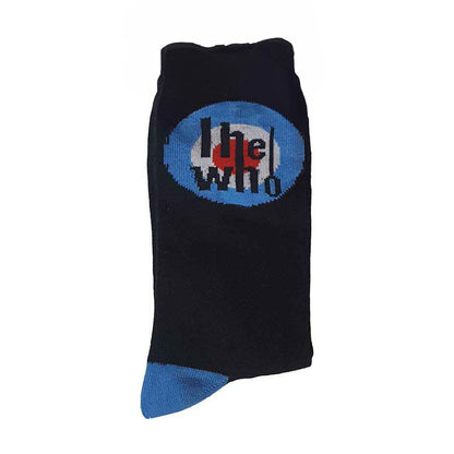 Black - Back - The Who Unisex Adult Target Logo Ankle Socks