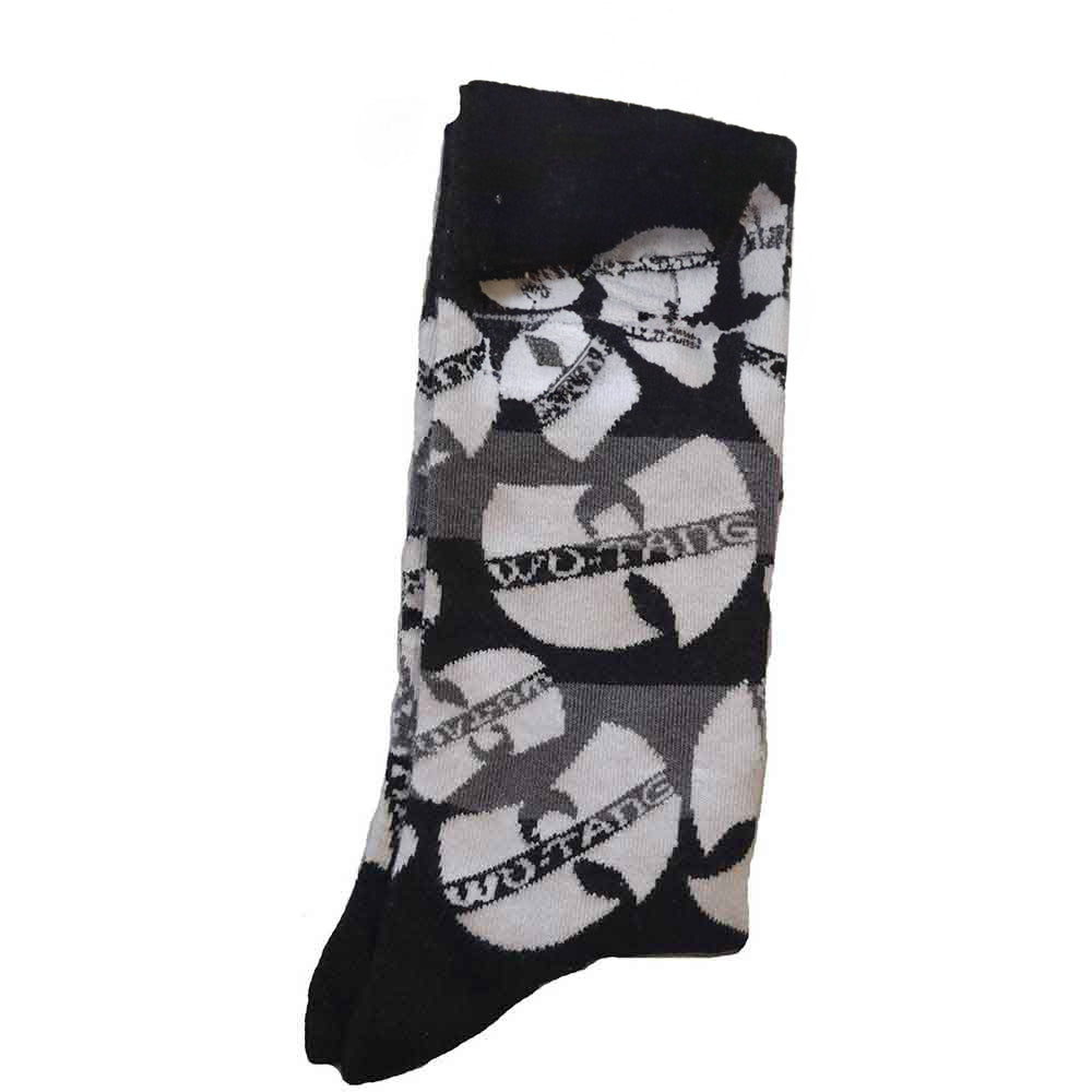Black-White - Back - Wu-Tang Clan Unisex Adult Logo Ankle Socks