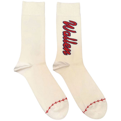 Natural-Red - Front - Morgan Wallen Unisex Adult Ankle Socks