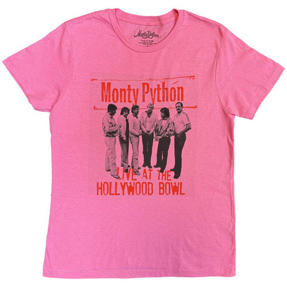 Pink - Front - Monty Python Womens-Ladies Hollywood Bowl T-Shirt