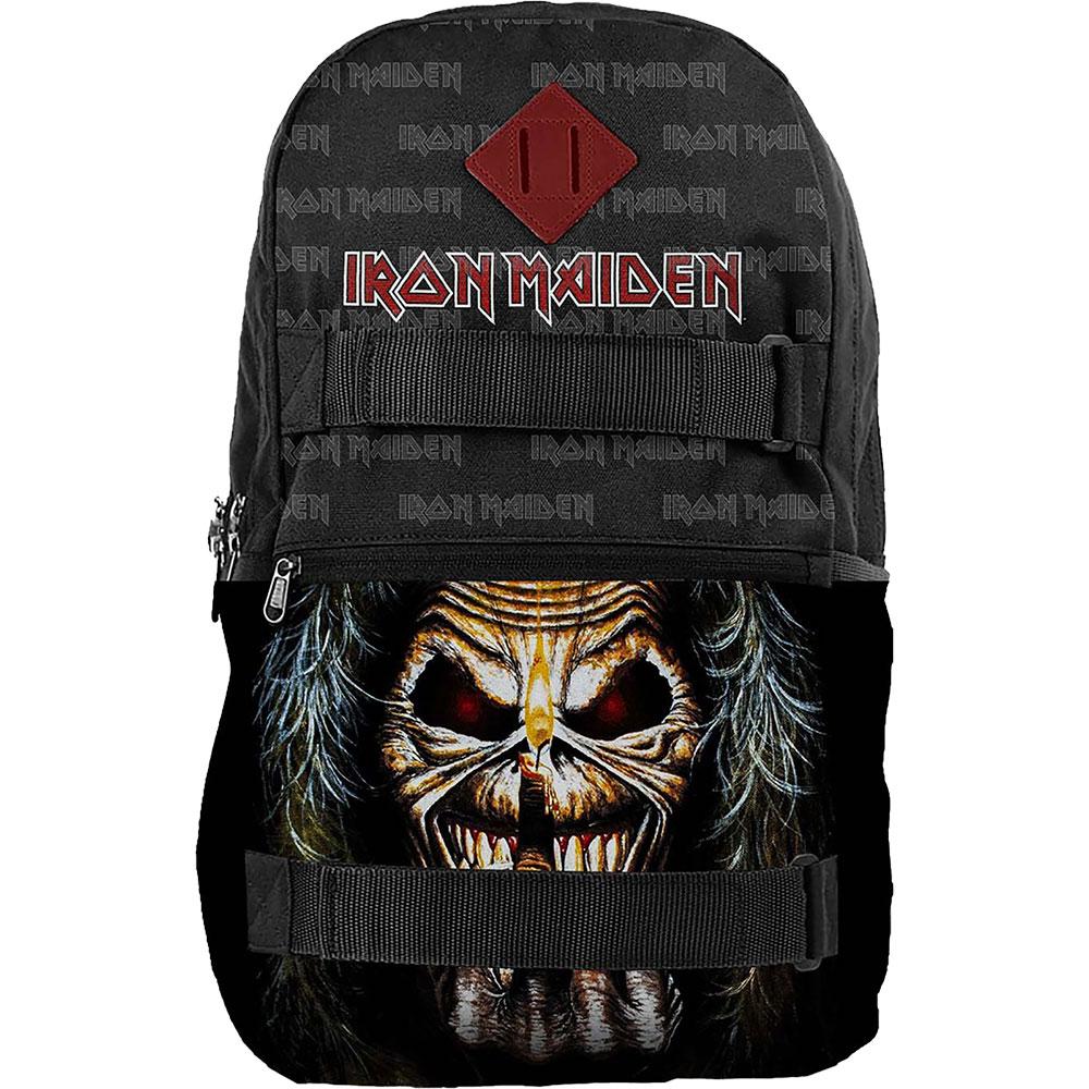 Black - Front - Iron Maiden Eddie Skate Bag
