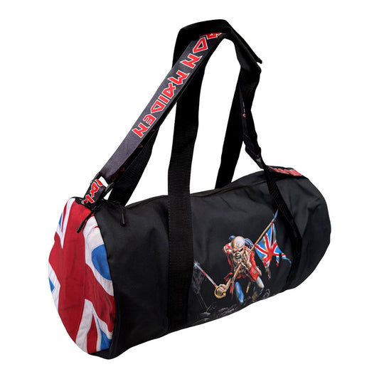 Black - Front - Iron Maiden Trooper Duffle Bag