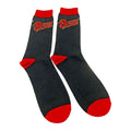 Black - Front - David Bowie Unisex Adult Flash Logo Ankle Socks