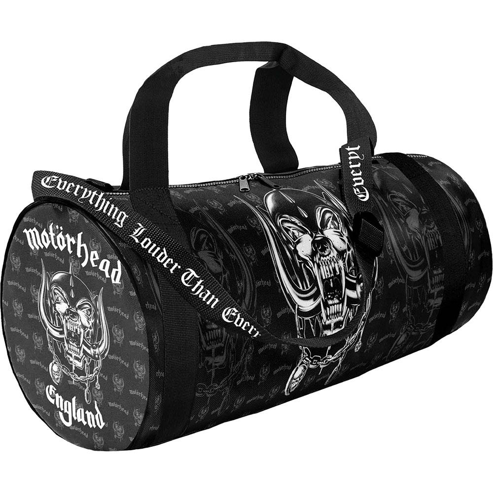 Black - Front - Motorhead England Duffle Bag