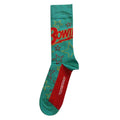 Green - Back - David Bowie Unisex Adult Outline Stars Ankle Socks