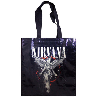 Black - Front - Nirvana In Utero Eco Friendly Tote Bag