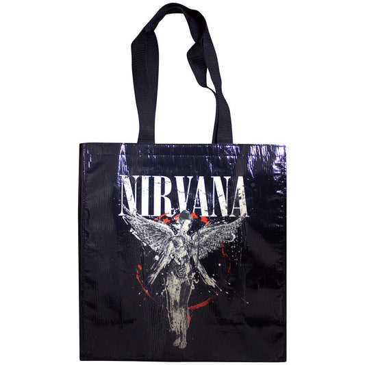 Black - Front - Nirvana In Utero Eco Friendly Tote Bag