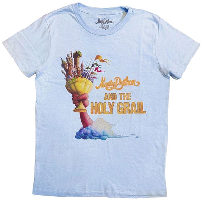 Light Blue - Front - Monty Python Womens-Ladies Holy Grail Lifted T-Shirt