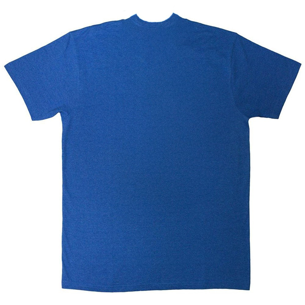 Blue - Back - Def Leppard Unisex Adult Band Photo T-Shirt