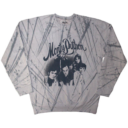 Grey - Front - Monty Python Unisex Adult Group Shot Washed Sweatshirt