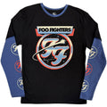 Black-Denim Blue - Front - Foo Fighters Unisex Adult Comet Layered Long-Sleeved T-Shirt