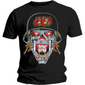 Black - Front - Slayer Unisex Adult War Ensemble T-Shirt