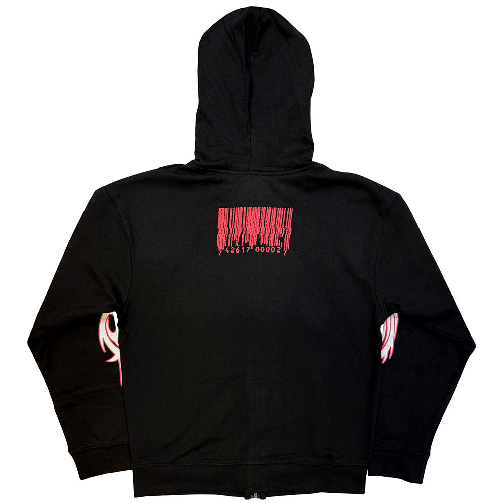 Black - Back - Slipknot Unisex Adult Spit It Out Back Print Hoodie
