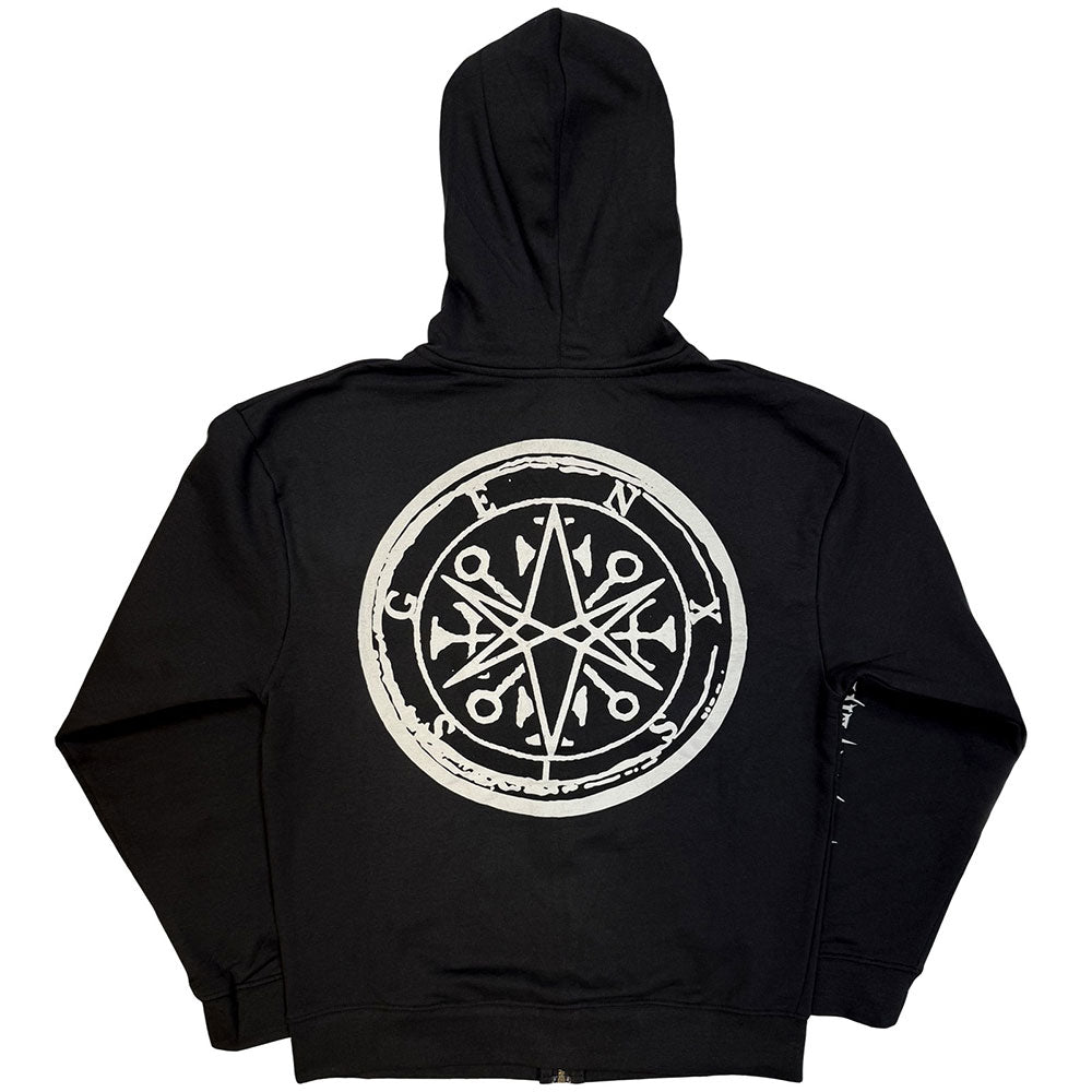 Black - Back - Bring Me The Horizon Unisex Adult Genxsis Metal Logo Back Print Hoodie