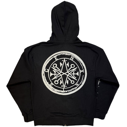 Black - Back - Bring Me The Horizon Unisex Adult Genxsis Metal Logo Back Print Hoodie