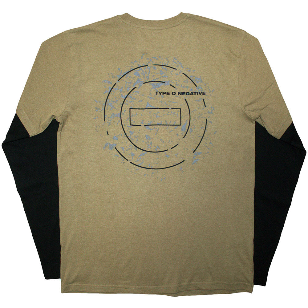 Black-Green - Back - Type O Negative Unisex Adult Tree Layered Long-Sleeved T-Shirt