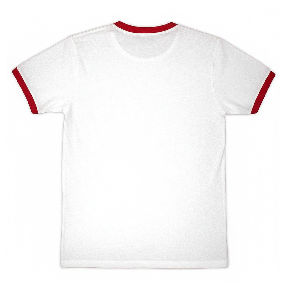 White - Back - The Stone Roses Unisex Adult Text Ringer T-Shirt