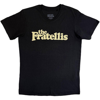 Black - Front - The Fratellis Unisex Adult Classic Logo T-Shirt