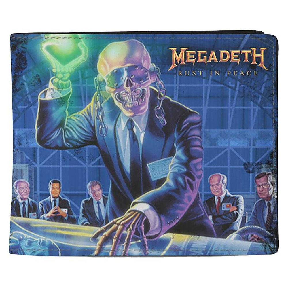 Blue - Front - Megadeth Rust In Peace Wallet