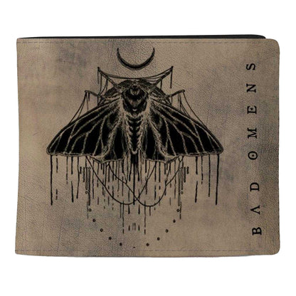 Black - Front - Bad Omens Moth Wallet