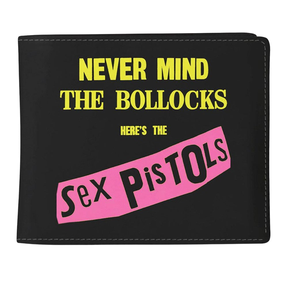 Black-Pink-Yellow - Front - Sex Pistols Never Mind The Bollocks Wallet