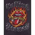 Black - Side - The Rolling Stones Unisex Adult Flames Logo T-Shirt