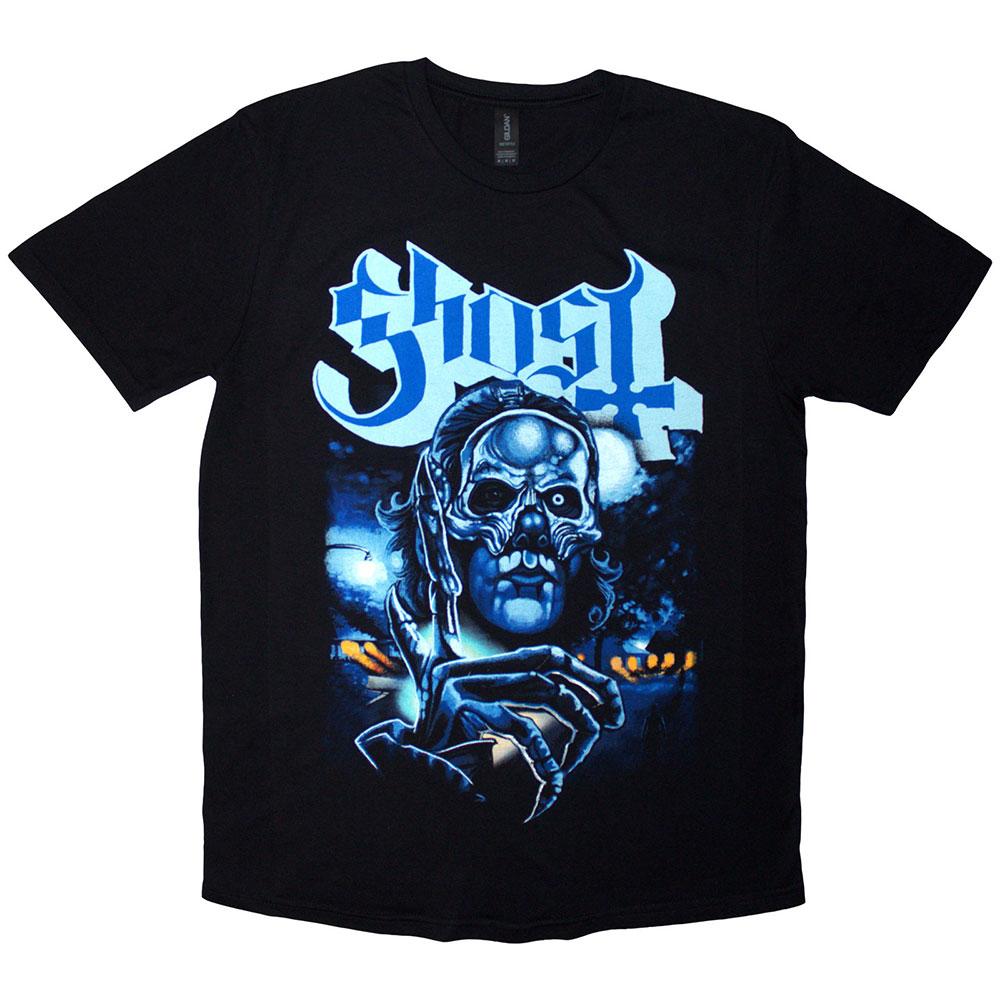Black - Front - Ghost Unisex Adult Nightmare V T-Shirt