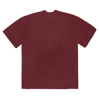 Maroon Red - Back - Disney Unisex Adult Mickey Mouse Club T-Shirt