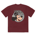 Maroon Red - Front - Disney Unisex Adult Mickey Mouse Club T-Shirt