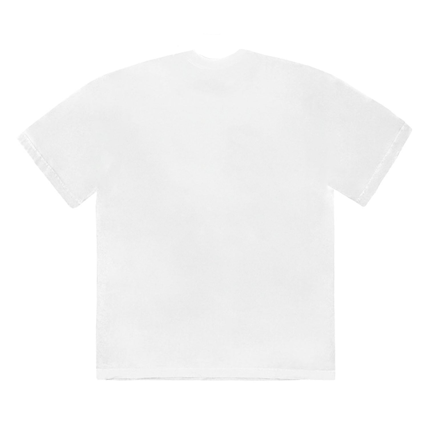 White - Back - Alice In Wonderland Unisex Adult Alice Bordered T-Shirt