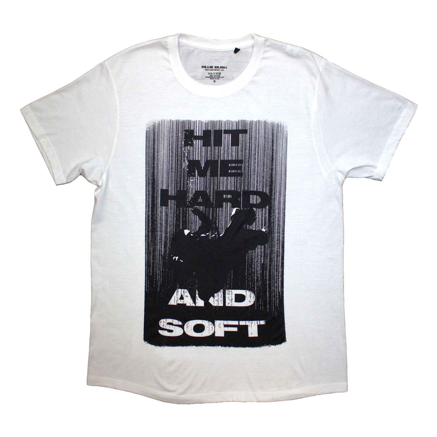 Natural - Front - Billie Eilish Unisex Adult Hit Me Hard And Soft Falling T-Shirt