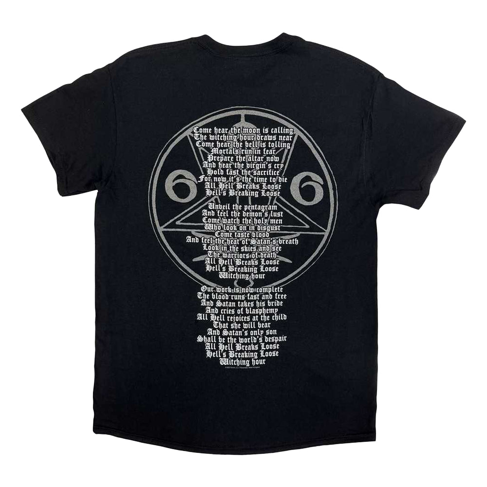 Black - Back - Venom Unisex Adult Welcome To Hell Back Print T-Shirt