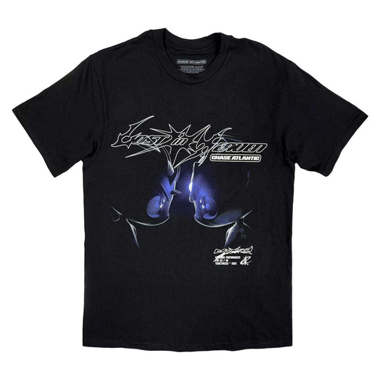 Black - Front - Chase Atlantic Unisex Adult Head-To-Head European Tour ´25 Long-Sleeved T-Shirt