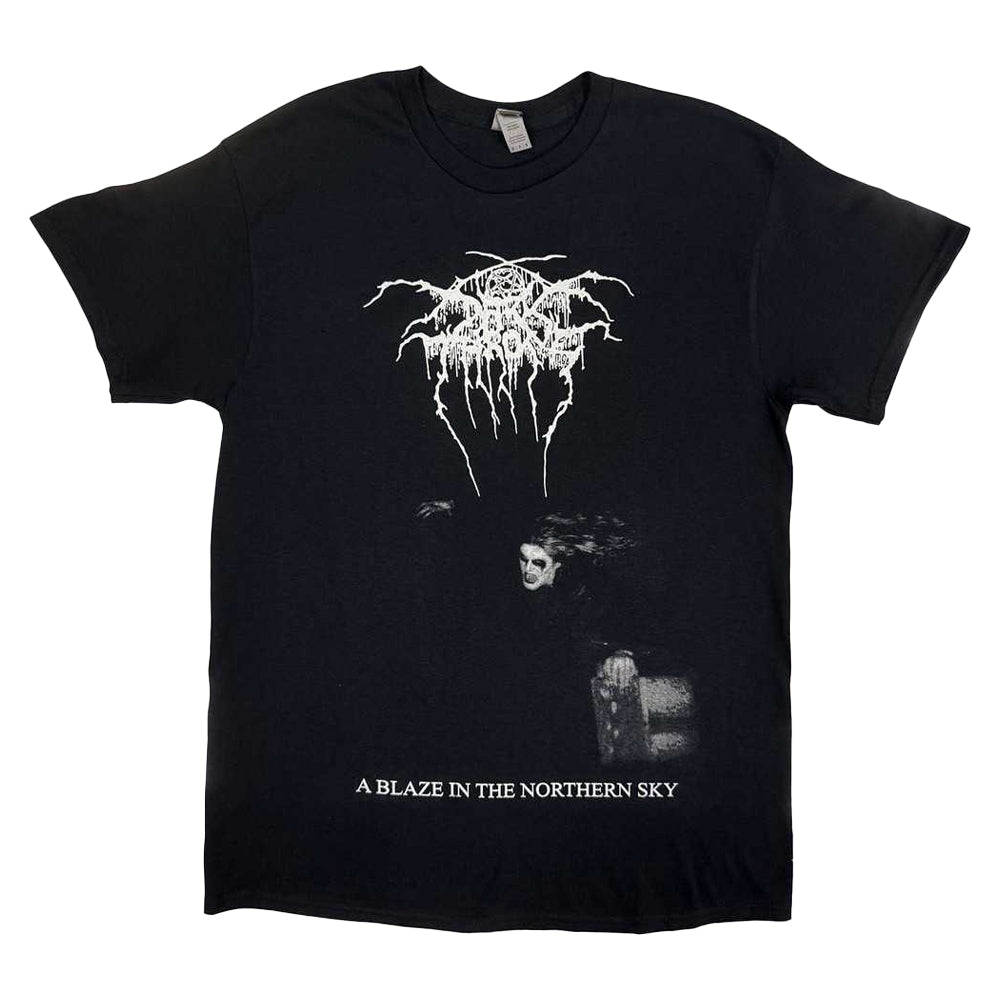 Black - Front - Darkthrone Unisex Adult A Blaze In The Northern Sky T-Shirt