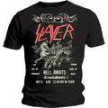 Black - Front - Slayer Unisex Adult Vintage Flyer T-Shirt