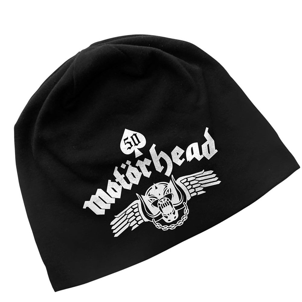 Black - Back - Motorhead Unisex Adult Beanie