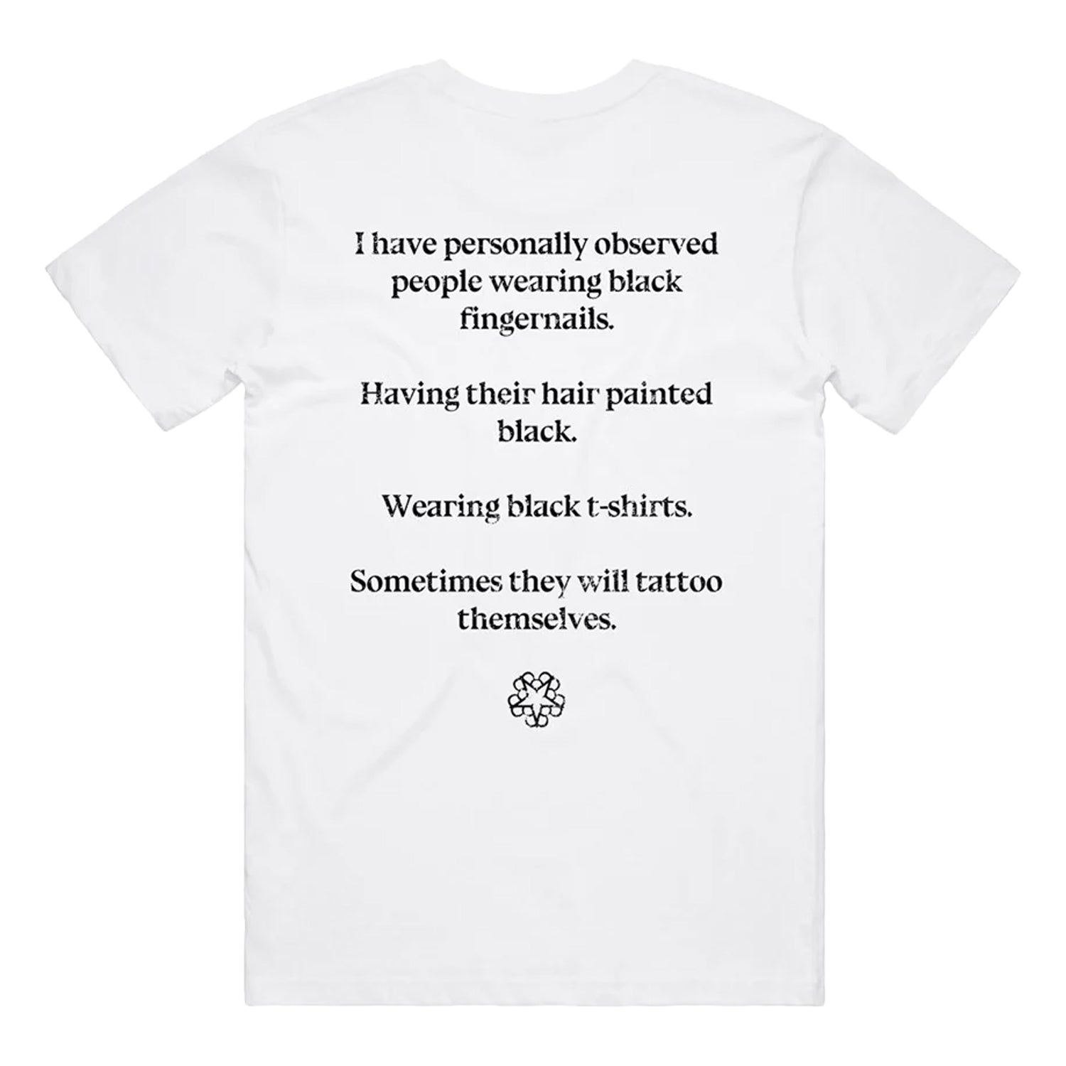 White - Back - Black Veil Brides Unisex Adult Skulls Back Print T-Shirt