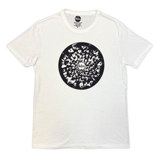 White - Front - The Beatles Unisex Adult Revolver Faces T-Shirt