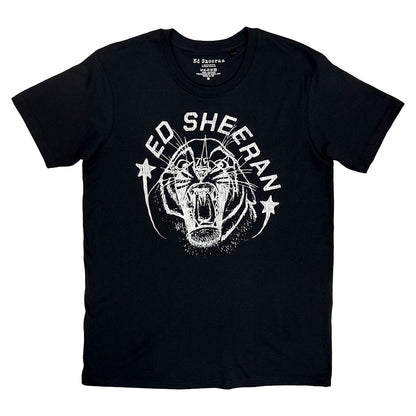 Black - Front - Ed Sheeran Unisex Adult Tiger T-Shirt