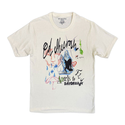 Natural - Front - Ed Sheeran Unisex Adult Angels To Daydream T-Shirt