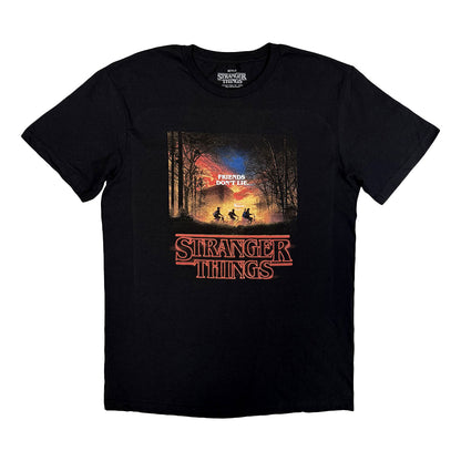 Black - Front - Stranger Things Unisex Adult Friends Don´t Lie T-Shirt