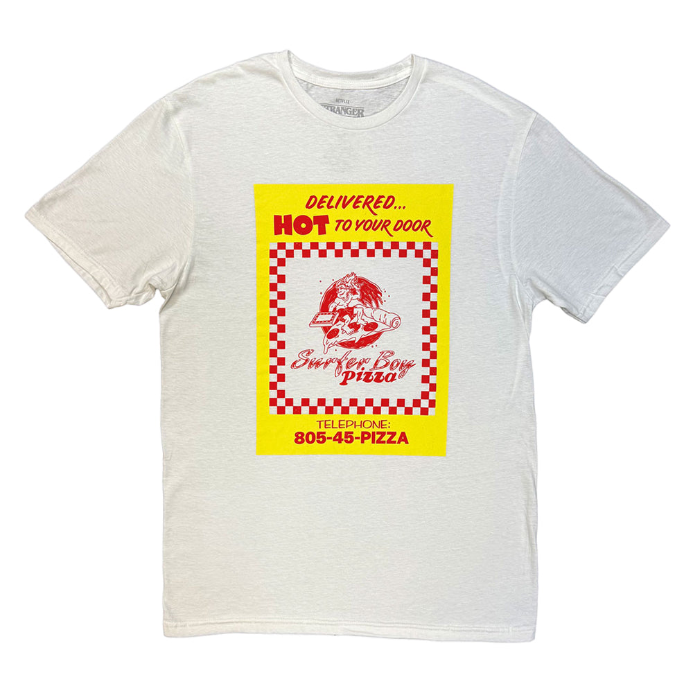White - Front - Stranger Things Unisex Adult Delivered T-Shirt