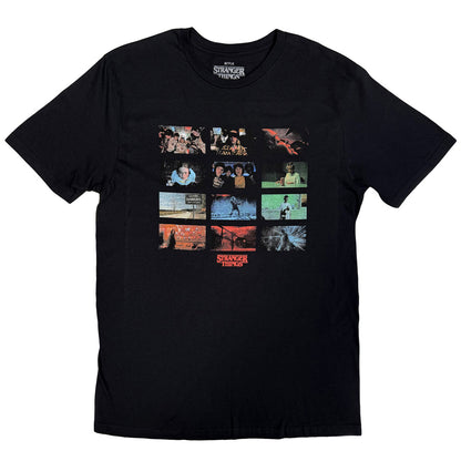 Black - Front - Stranger Things Unisex Adult Hawkins Power And Light T-Shirt