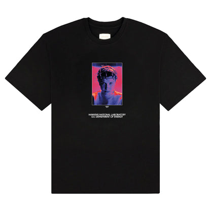 Black - Front - Stranger Things Unisex Adult Hawkins National Laboratory T-Shirt