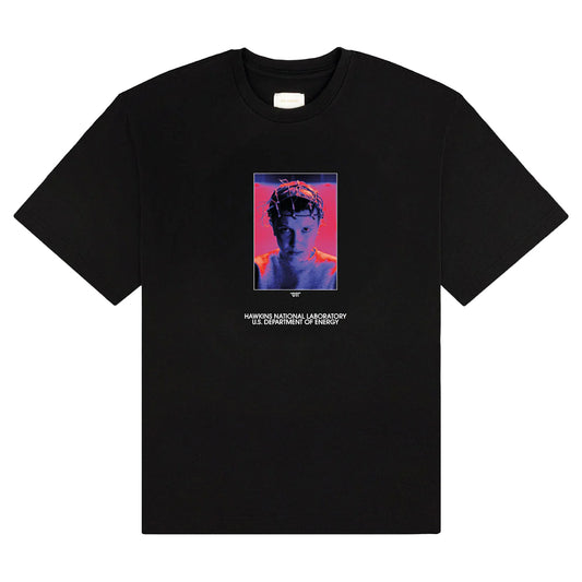Black - Front - Stranger Things Unisex Adult Hawkins National Laboratory T-Shirt